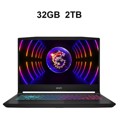 MSI Katana 15 Gaming Laptop 15.6 Inch QHD 165Hz IPS Screen Notebook i7-13620H 16GB 1TB RTX4060 Gaming Computer Win11 Netbook