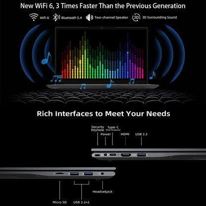 BMAX X17 Power Windows 11 Pro 2025 Latest Gaming Laptop Intel i9 12900 HK 32GB Memory 1TB SSD 15.6-inch Lightweight Laptop