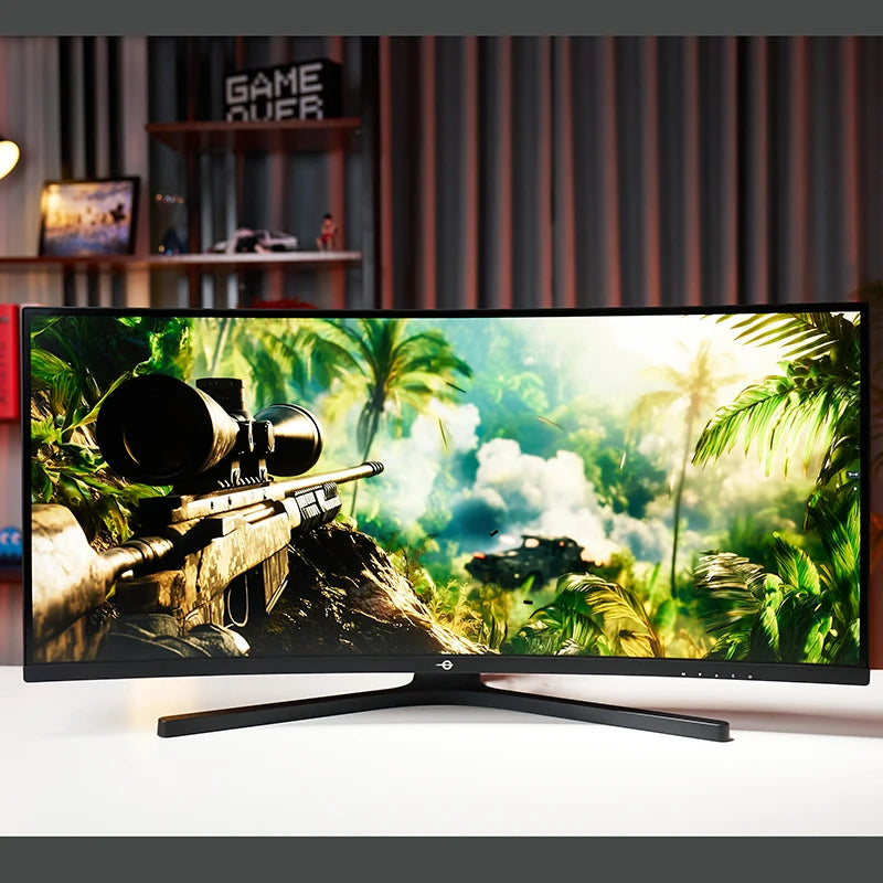 TITAN ARMY 34 inch fish screen 3440*1440 165Hz WQHD wide color gamut HDR400 1500R curved rotary lifting computer monitor C34A1R