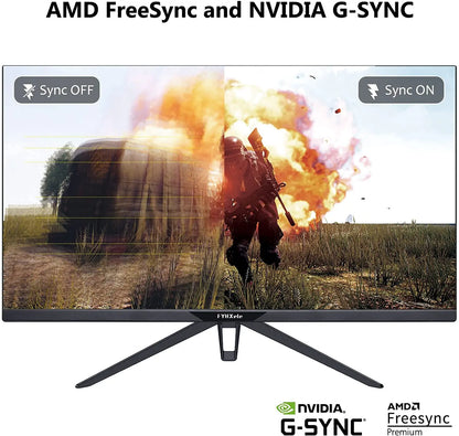 FYHXele 28" 4K 144Hz PC Gaming Monitors  IPS Panel Type C LCD Display 1ms FreeSync G-Sync HDR400 DP HDMI 2.1 With KVM Function