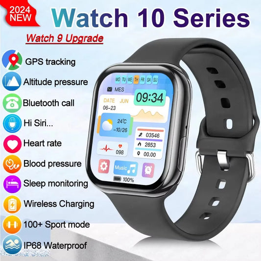 New 2025 Original For Apple Watch 10 Smart Watch Men Body Temperature Bluetooth Call NFC GPS Sports Women SmartWatch for Apple