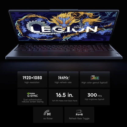 Lenovo laptop Legion Y7000 15.6"144Hz Gaming laptop Intel Core i7-13650HX 24/32GB DDR5 RAM 512GB/1TB/2TB SSD RTX4060 Notebook PC