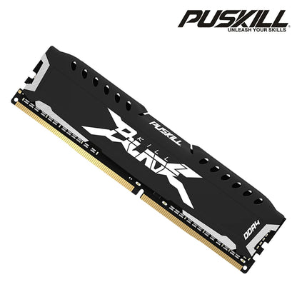 PUSKILL DDR4 Memoria Ram 16GB 8GB 1.2V 3200MHz Desktop 288-Pin Computer Heatsink Cooling Vest Memory