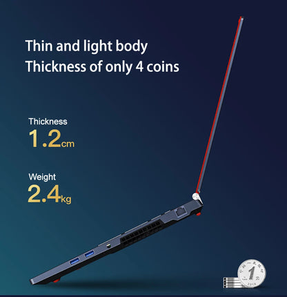 YSJMNPC Gaming Laptop Computer Intel Core i9-13900H NVIDIA RTX 4050 6G 16 Inch IPS 2*DDR5 MAX 64GB 2*M.2 PCIE SSD WIFI