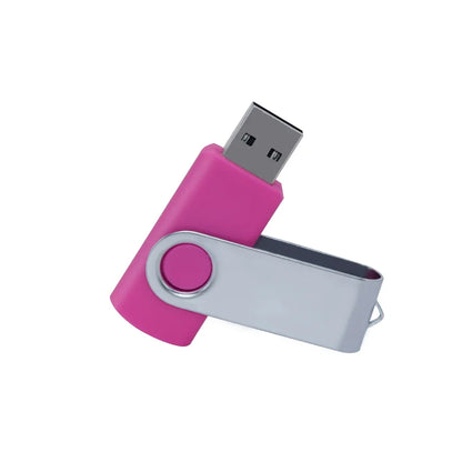 флешка usb 32GB Flash Drive 16 Giga Memory Stick Metal Jump Drive Swivel Pendrive Portable 64 128 GB cle usb 2.0 Pen Drives