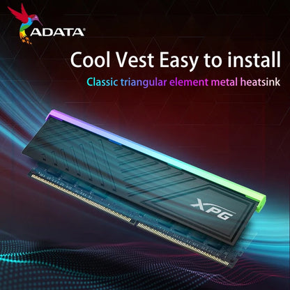 ADATA XPG Gaming D35G DDR4 RGB MEMORY Dual Tray 8GBx2 16GBx2 3200MHz 3600MHz DDR4 U-DIMM DRAM Module CL16 CL18 Desktop RAM