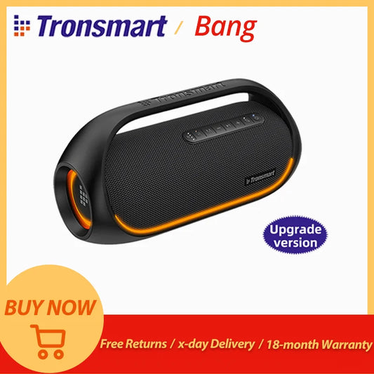 Tronsmart Bang Bluetooth Speaker Portable Party Speaker with Lossless Hi-Res Audio, Heavy Bass, App Control, Portable Handle