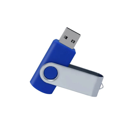 флешка usb 32GB Flash Drive 16 Giga Memory Stick Metal Jump Drive Swivel Pendrive Portable 64 128 GB cle usb 2.0 Pen Drives
