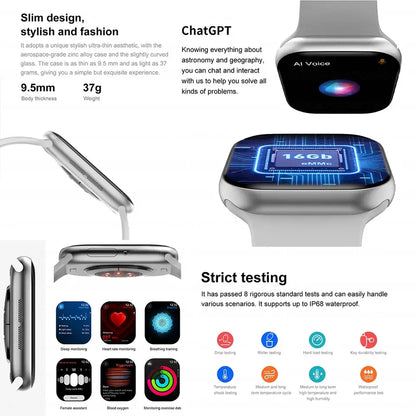 2025 GPS Smart Watch Women Series 10 Screen Bluetooth Call Heart Rate Blood Pressure Men Smartwatch for Apple Watch IWO Watch 10