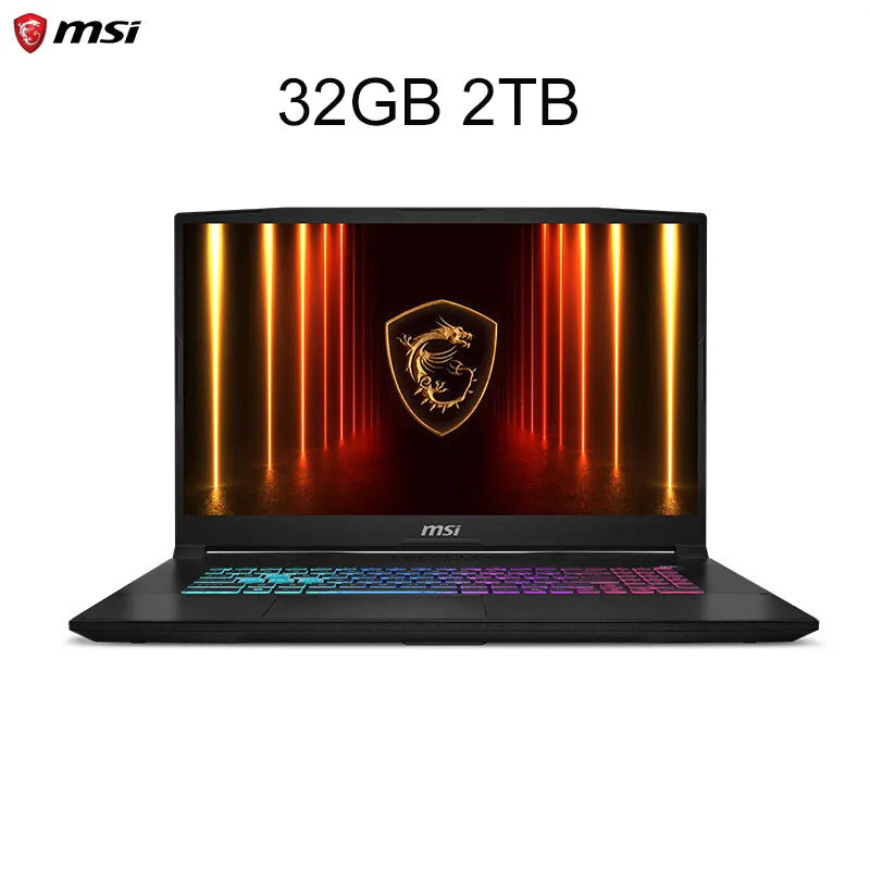 2025 MSI Katana 17 HX Gaming Laptop 17.3 Inch 2.5K QHD 240Hz IPS Screen Netbook i9-14900HX 32GB 2TB RTX5060 Notebook Computer PC