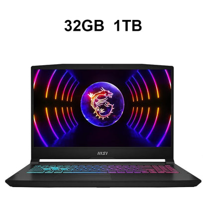 MSI Katana 15 Gaming Laptop 15.6 Inch QHD 165Hz IPS Screen Notebook i7-13620H 16GB 1TB RTX4060 Gaming Computer Win11 Netbook