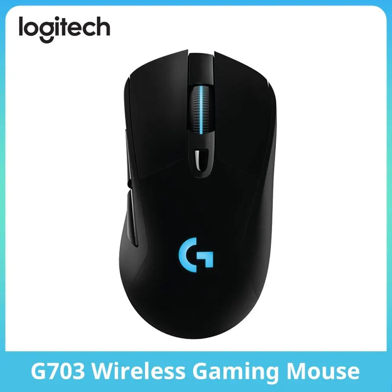 Logitech G703hero Esports Eat Chicken Macro RGB Backlit Computer Game Lol/cf Wireless Charging Mouse