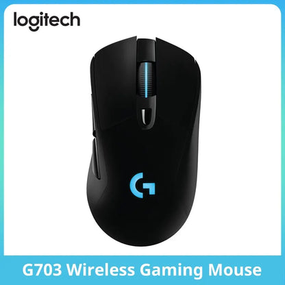 Logitech G703hero Esports Eat Chicken Macro RGB Backlit Computer Game Lol/cf Wireless Charging Mouse